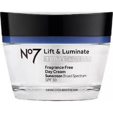 No7 Lift & Luminate Triple Action Fragrance Free Day Cream SPF30 1.7fl oz
