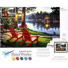 Paintworks Koi Paint-by-Number Paint by Number Kit