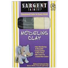 Sargent Art Non-Hardening Modeling Clay Natural 4-Pack