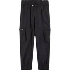 Cargo Pants - Girls Children's Clothing Nike Older Kid's Sportswear Woven Cargo Trousers - Black/White (DD6285-010)
