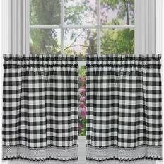 Checkered Curtains Achim Buffalo Check Tier 147.32x91.44cm