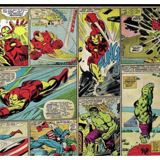 RoomMates Marvel Comic Panel (JL1398M)