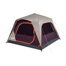Coleman Skylodge 4-Person Instant Camping Tent, Blackberry