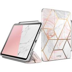 Apple iPad Pro 12.9 Tablet Covers i-Blason iPadPro2020-12.9-Cosmo-Pen-Marble Cosmo Thermoplastic Polyurethane (TPU) Folio for 12.9 iPa Quill