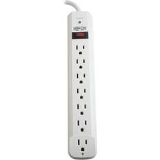 Tripp Lite Electrical Accessories Tripp Lite Surge Protector Strip,7 Outlet,White Light Gray