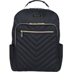 Laptop/Tablet Compartment Computer Bags Kenneth Cole Chelsea Chevron Quilted Computer Backpack 15.6" - Black