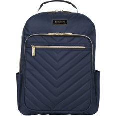 Polyester Computer Bags Kenneth Cole Chelsea Chevron Quilted Computer Backpack 15.6" - Navy
