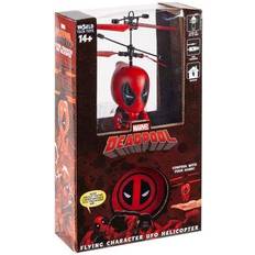 RC Helicopters World Tech Toys Marvel Deadpool Flying Figure