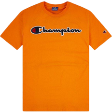Champion Classic Graphic Script Logo T-shirt Unisex - Capri Orange