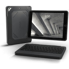 Tablet Covers Zagg A97RGK-BB0 Rugged Book Polycarbonate Folio for 9.7" iPad, Black Black