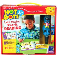 Activity Books Educational Insights Hot Dots Jr Let's Master Pre K Reading Set with Ace The Talking Teaching Dog Pen