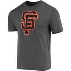 Fanatics Charcoal San Francisco Giants Weathered Official Logo Tri-Blend T-Shirt Sr