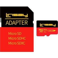 Memory Cards & USB Flash Drives Linsay MicroSDXC UHS -I U3 V30 128GB