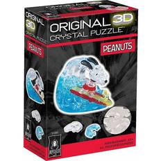 3d crystal puzzles 3D Crystal Puzzle Snoopy Surf
