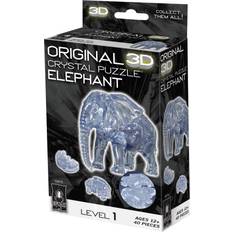 3d crystal puzzles 3D Crystal Puzzle Elephant
