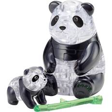 3D-Jigsaw Puzzles Bepuzzled Panda & Baby 50 Pieces