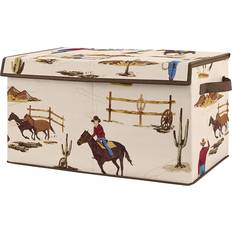 Sweet Jojo Designs Wild West Cowboy Collection Fabric Toy Bin Storage