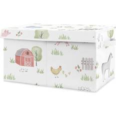 Sweet Jojo Designs Farm Animals Collection Fabric Toy Bin Storage