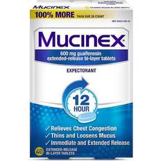 Reckitt Medicines Mucinex Expectorant 600mg 40 pcs Tablet