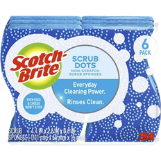 3M Sponge Scrub Dots 6-pack