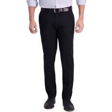 Haggar Iron Free Premium Khaki Slim/Straight Fit Pant - Black