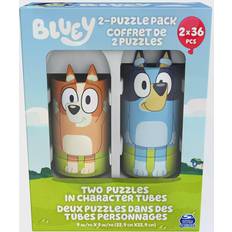 Spin Master Bluey Tube Puzzle 2 x 36 Pieces