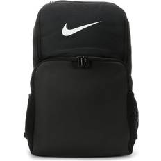 Black - Laptop/Tablet Compartment Backpacks Nike Brasilia XL Backpack - Black/White