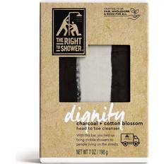 The Right To Shower Dignity Soap Bar Charcoal + Cotton Blossom 7oz