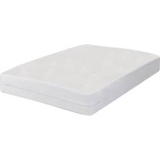 All-in-One Zippered with Bug Blocker Mattress Cover White (203.2x152.4cm)