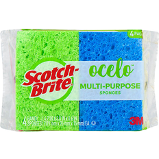 Sponges & Cloths 3M Ocelo No Scratch Scrub Sponge 4pcs