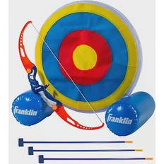 Plastic Bow & Arrows Instant Inflatable Self Stick Archery Target Set