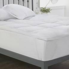 Bed Linen Home Collection Luxury Ultra Plush Mattress Cover White (203.2x152.4cm)