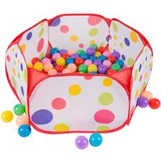 Ball Pit Hey! Play! Six Sided Ball Pit Tent with 200 Colorful Balls - 200 balls