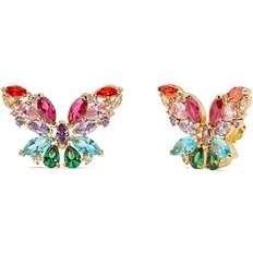 Kate Spade Social Butterfly Statement Studs - Gold/Multicolour