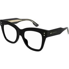 Adult Glasses & Reading Glasses Gucci GG 1082O 001, including lenses, BUTTERFLY Glasses, FEMALE