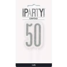 Unique Party Cake Candle 50