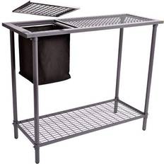 Potting Benches WeatherGaurd Garden and Greenhouse Wire Grid Top Potting Bench