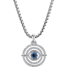 David Yurman Evil Eye Mobile - White Gold/Diamond/Sapphire/Black