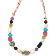 Kendra Scott Willa Beaded Strand Necklace - Gold/Multicolour