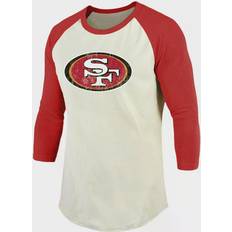Majestic Threads San Francisco 49ers Vintage Raglan 3/4-Sleeve T-Shirt George Kittle 85. Sr