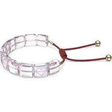 Swarovski Women Bracelets Swarovski Letra Heart Bracelet - Gold/Pink/Red