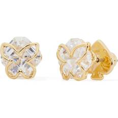 Kate Spade Something Sparkly Butterfly Stud Earrings - Gold/Transparent