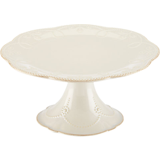 Cake Plates Lenox French Perle Medium Pedestal Cake Plate 8.5"