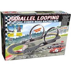 Car Tracks on sale Parallel Looping Electric Power Road Racing Set