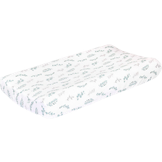 The Peanutshell Accessories The Peanutshell Farmhouse Floral Leaves Changing Pad Cover
