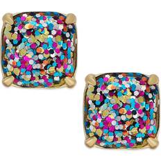 Gold Earrings Kate Spade Small Square Stud Earrings - Gold/Multicolor