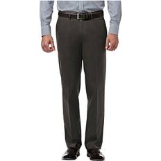 Haggar Premium No Iron Khaki Straight Fit Pant - DK Grey