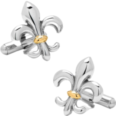 Cufflinks Inc Two-Tone Fleur De Lis Cufflinks - Silver/Gold