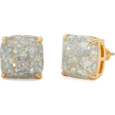 Opal Jewelry Kate Spade Glitter Crystal Square Stud Earrings - Gold/Opal