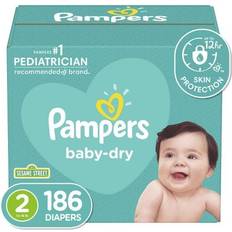 Pampers Baby Care Pampers Baby Dry Size 2 Pack Disposable Diapers 186pcs